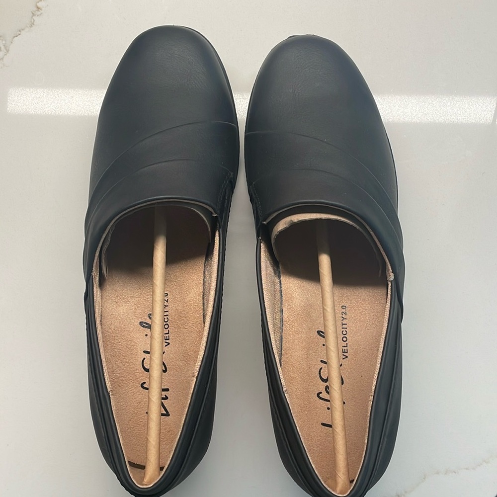 Life Stride Velocity 2.0 black loafers brand new size 9W